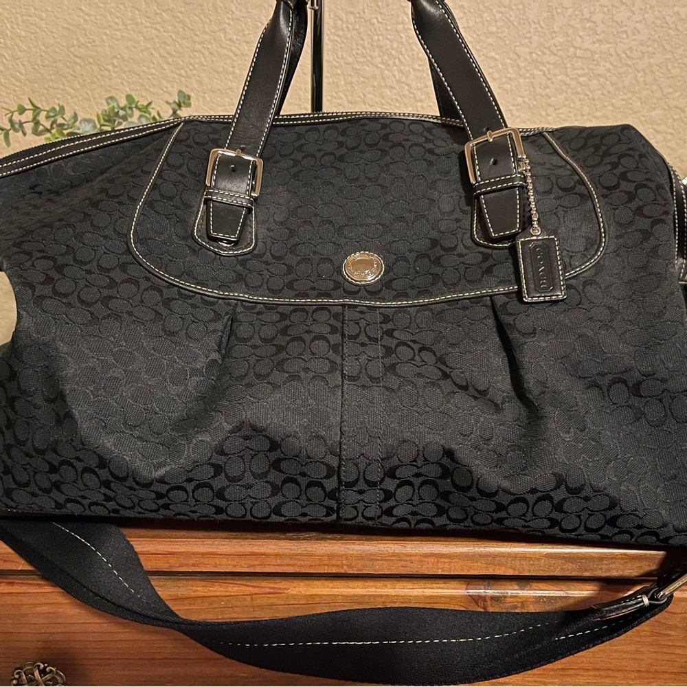 Authentic Coach Weekender Bag